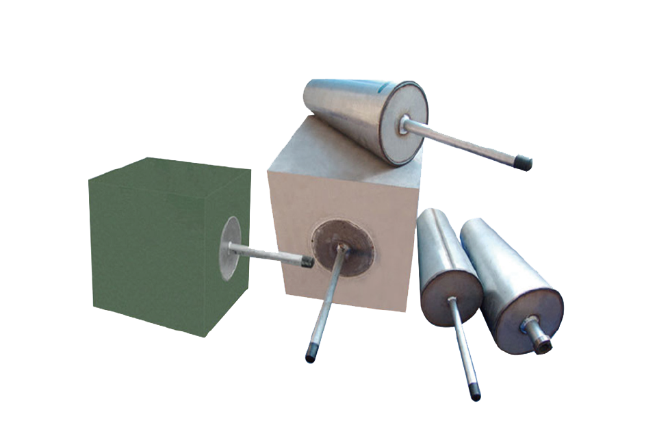 Brick cup for ladle nozzle